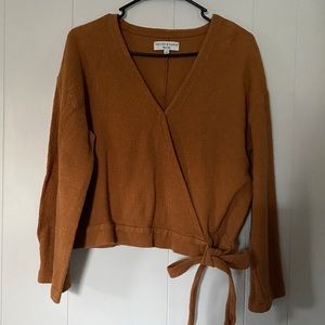 Madewell Texture & Thread Wrap Blouse